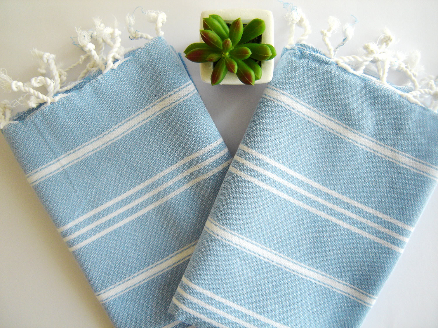 Set of 2 Turkish Hand Towel, Head Towel (Peshkir) | Schooner Chandlery