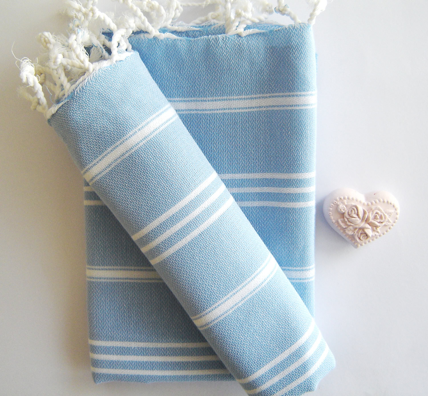 Set of 2 Turkish Hand Towel, Head Towel (Peshkir) | Schooner Chandlery